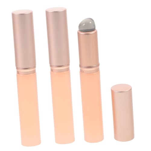 FOYTOKI 3stücke Lidded Silikon Lip Gloss Wiederverwendbare Lippenbürste Für Präzise Make-up-anwendung Für Tägliche Schönheitspflege von FOYTOKI