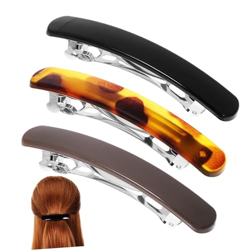 FOYTOKI 3stücke Metall-haarfederklammern Haarklammern Für Dünnes Haar Haarspangen Für Zartes Haar Haarschmuck Für Frauen Haare Gestalten Mit Metall-haarklammern von FOYTOKI