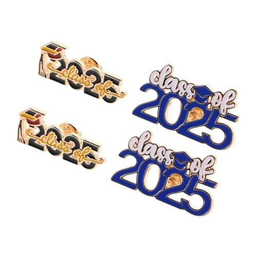 FOYTOKI 4 Stück Doktorhut Broschen Abschluss Anstecknadeln Akademischer Schmuck für Studenten Motivierendes für Abschlussfeiern Erinnerungsstücke von FOYTOKI