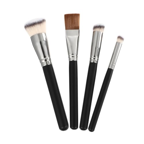 FOYTOKI 4-teiliges Make-up-pinsel-set Für Unterwegs Foundation Rouge Concealer Pinsel-set Aus Weicher Seide Und Wollfaser Sanfte Haut Für Frauen von FOYTOKI