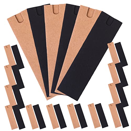 FOYTOKI 40 Stück Kugelschreiber Halter Teiliges aus Kraftpapier Faltbare Federtasche für Füllfederhalter Bleistifte und Schreibutensilien Büro Schule von FOYTOKI