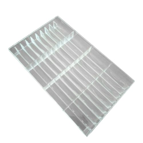 FOYTOKI 40gitter Acrylbox Transparent Mit Fächern Für Lose Pulver Lagerung Beauty Artikel Organizer Als Schminkorganizer Und Regal Display von FOYTOKI