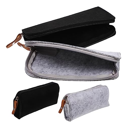 FOYTOKI 4stücke Dokumententasche Mit Reißverschluss Filz-schreibwarenetui Tragbares Aufbewahrungstasche Für Schüler Und Lehrer Organizer-federmäppchen Mit Großem Fassungsvermögen FOYTOKI 4stücke Dokumententasche Mit Reißverschluss Filz-schreibwarenetui Tragbares Aufbewahrungstasche Für Schüler Und Lehrer Organizer-federmäppchen Mit Großem Fassungsvermögen von FOYTOKI