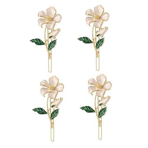 FOYTOKI 4stücke Blumen Haarnadeln Elegante Haarspangen Für Damen Modische Haaraccessoires Für Hochzeiten Partys Und Besondere Anlässe von FOYTOKI