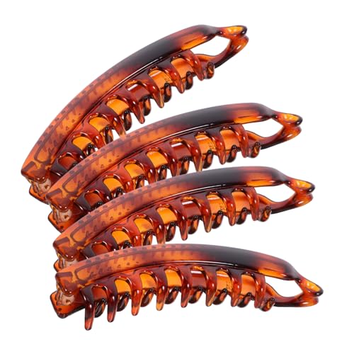 FOYTOKI 4stücke Haarspangen Klaue Aus Strapazierfähigem Für Frauen Clip Klemme Haarkralle Clip Zum Stylen Verschiedener Frisuren Für Indoor Und Outdoor von FOYTOKI