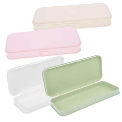 FOYTOKI 4stücke Kosmetikvitrine Mit Raum Für Nagel Und Wimpern-tools Vielseitiger Desktop-organizer Für Beauty-tools Praktische Aufbewahrungsbox Für Schminktisch Tragbar Für Reisen von FOYTOKI