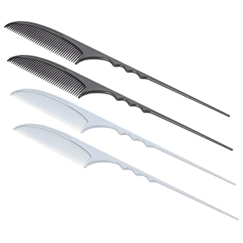 FOYTOKI 4stücke Pack Anti-statisch Haarkamm Für Männer Und Frauen Teasing Kamm Parting Kamm Für Friseurfreundliches Haarstyling Waschbar Und Wiederverwendbar von FOYTOKI