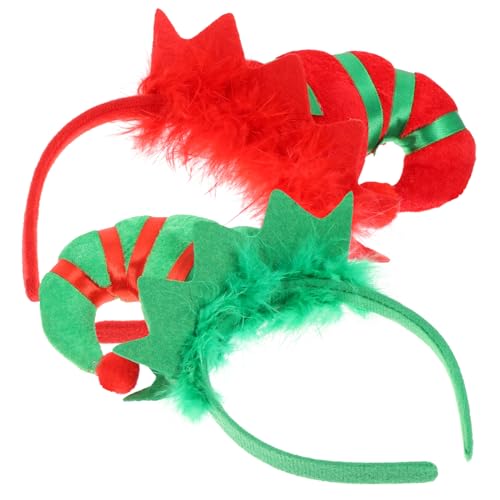 FOYTOKI 4stücke Weihnachts Haarschmuck Lustige Elfenmützen Haarreifen Für Junge Mädchen Und Erwachsene Für Weihnachtsfeiern Karneval Und Festliche Anlässe von FOYTOKI
