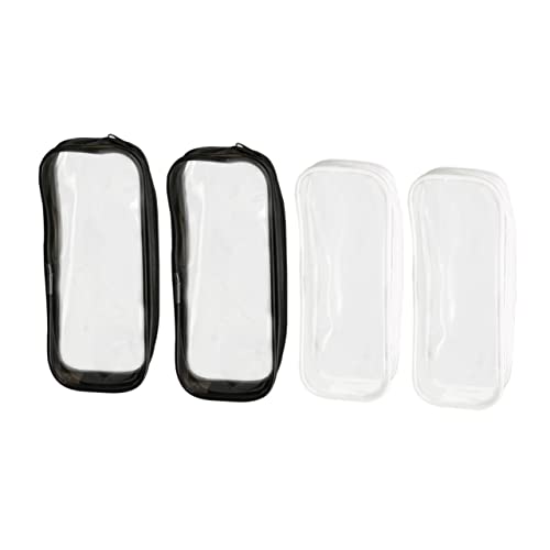 FOYTOKI 4stücke wasserdichte Kosmetiktasche Aus PVC Transparent Und Tragbar Zum Organisieren Von Schreibwaren Mit Reißverschluss Für Und Komfort FOYTOKI 4stücke wasserdichte Kosmetiktasche Aus PVC Transparent Und Tragbar Zum Organisieren Von Schreibwaren Mit Reißverschluss Für Und Komfort von FOYTOKI
