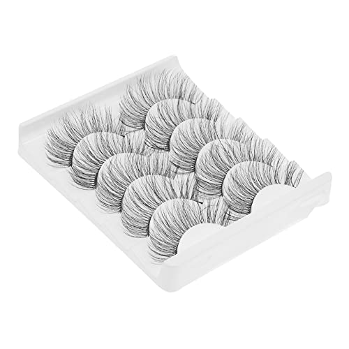 FOYTOKI 5 Paar Natürliche 3d-wimpern-set in Voller Länge Falsche Wimpern Für Damen-make-up von FOYTOKI