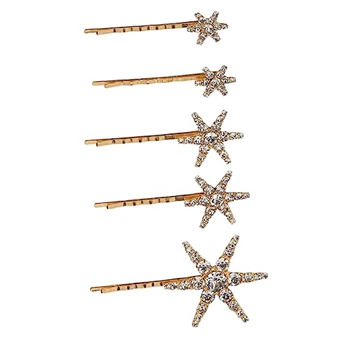 FOYTOKI Haarspangen mit Sternen Kristall-haar-accessoires-set für Frauen Haarspange Echthaar von FOYTOKI