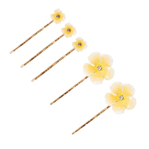 FOYTOKI 5 Stück Teiliges Haarspangen für Haarklammern mit Floralem Design Hochzeiten und Festliche Anlässe Bequem und Leicht Tragbar für Damen von FOYTOKI