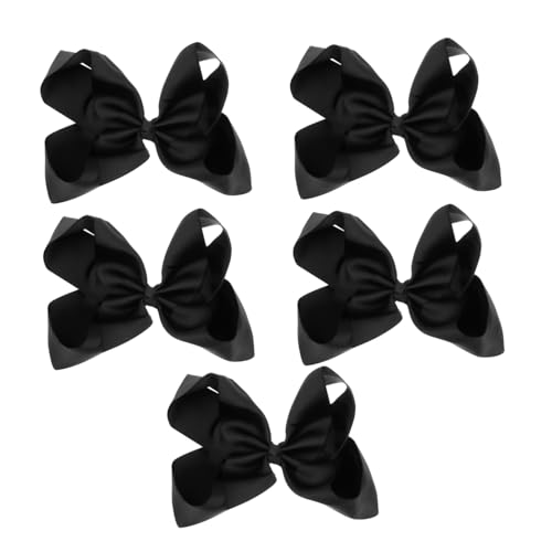 FOYTOKI 5 Stück Teiliges Haarspangen mit Schleifen Bunte Bowknot Haarklammern für Junge Mädchen und Mädchen Farbenfrohe Haarschmuck Clips für Alltag und Geschenk Weich und Sicher für von FOYTOKI