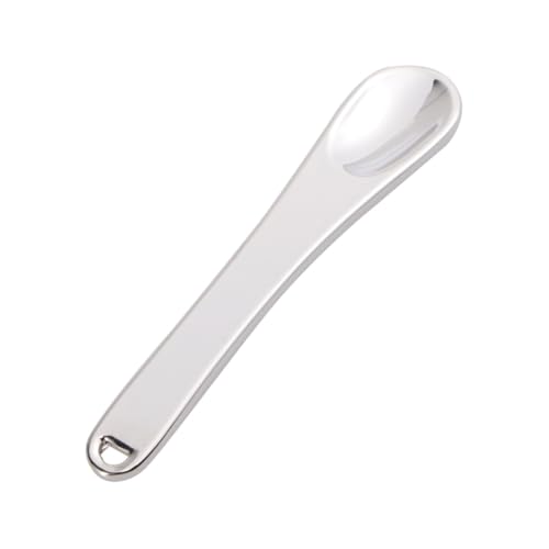 FOYTOKI 5 Stück Teiliges Mini Kosmetikspatel aus Metall Kompakter Mini Spatel für Gesichtscreme und Augencreme Langlebiger Beauty Löffel für Masken Einfach zu Reinigen und Tragbar von FOYTOKI