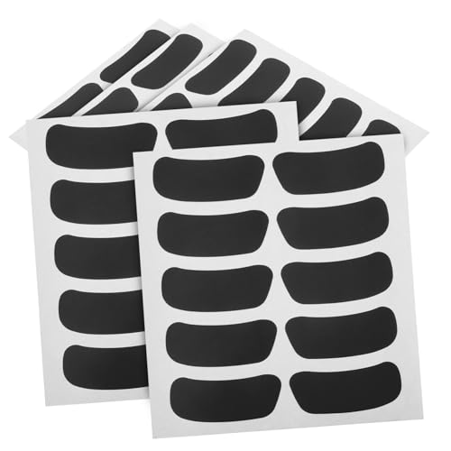 FOYTOKI 50Blätter Kompakte Augenstreifen für Fans Wiederverwendbare Gesichtsaufkleber Sportevents Wie Fußball Baseball und Lacrosse mit Beschreibungsfläche für Persönliche von FOYTOKI