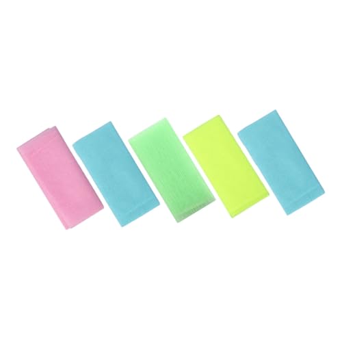 FOYTOKI 5stücke Peeling-handtuch Für Körperpeeling Rückentuch Für Bad Lange Badetuch Für Zuhause Badezubehör Für Hautpflege Körper Reinigungstuch von FOYTOKI