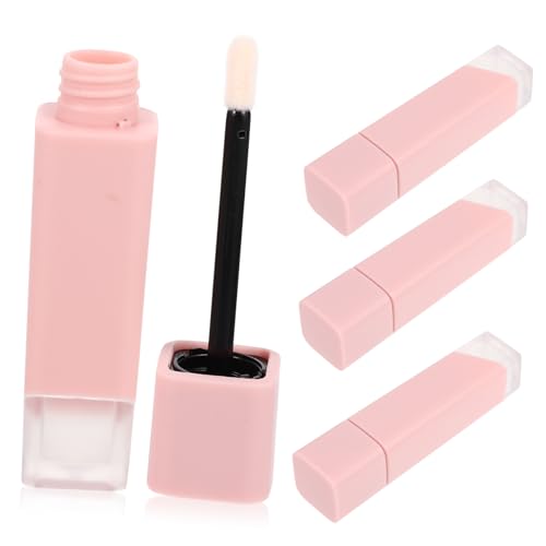 FOYTOKI 4stücke Wiederverwendbare Lip Gloss Röhrchen Transparente Kosmetikbehälter Für Lippenpflege Nachfüllbare Lippenbalsam-flaschen Für Unterwegs Farbige Matte Basis von FOYTOKI