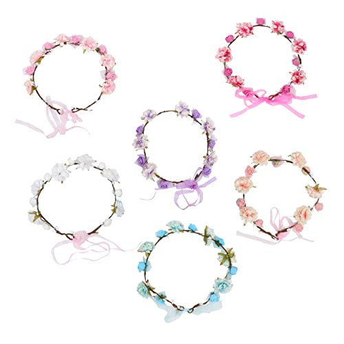 FOYTOKI Blumen-stirnband-set 6-teilig Für Damen Simulation Blumen-kopfschmuck Für Mädchen Party von FOYTOKI