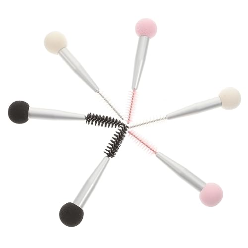 FOYTOKI 6stücke Teiliges Make-up Schwämme Mit Doppeltem Kopf Augenbrauen Und Wimpernbürsten Für Foundation Mascara Und Blush Langlebig Und Vielseitig Für Damen Und Mädchen von FOYTOKI
