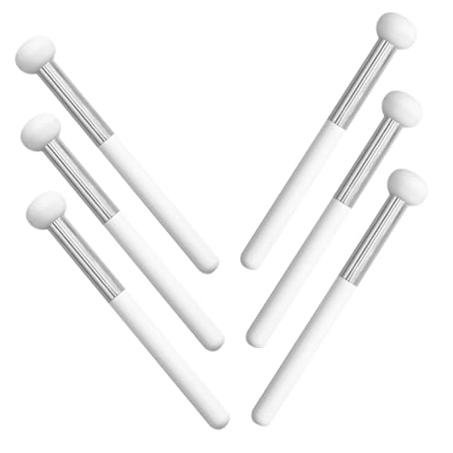 FOYTOKI 6 Stück Tragbare Concealer Pinsel Mit Schwamm Für Gesicht Augenlid Make up Pinsel Für Frauen Leicht Und Handlich Für Reisen Professionellen Gebrauch von FOYTOKI