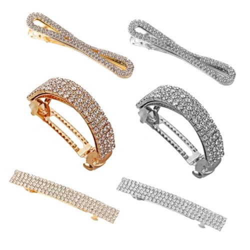 FOYTOKI Strass-pferdeschwanz-clip- Für Frauen Haarspangen Für Frauen Keine Falten Kristall-haarspange Für Mädchen Einzigartiges Design von FOYTOKI