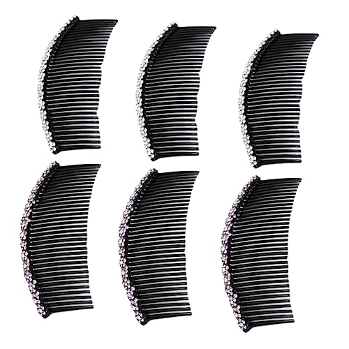 FOYTOKI 6stücke Teiliges Hochzeit Haarkämme Stilvolle Braut Haarschmuck Mit Zähnen Schmuck Für Frauen Und Mädchen Blossom Haarkamm Rutschfest Und Dekorativ von FOYTOKI