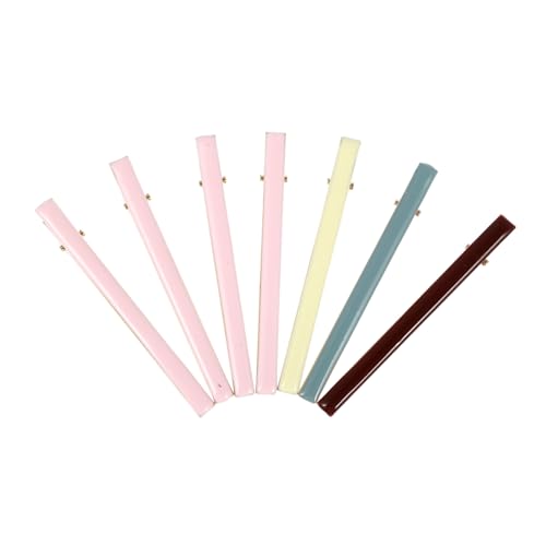 FOYTOKI 7Stücke Teiliges Haarnadeln Einfache Haarklammern Gemischten Farben für Damen für Täglichen Gebrauch und Friseure von FOYTOKI