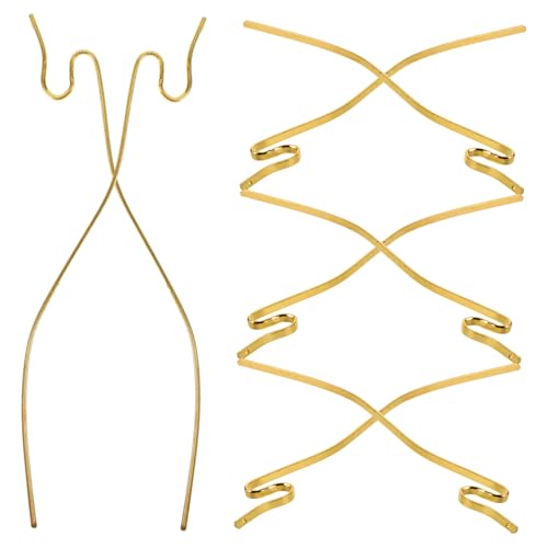 FOYTOKI 8stücke Teiliges Retro Haarnadeln Aus Metall Französische Haarklammern Für Hochsteckfrisuren Und -projekte Snake-shape Design Mit Elektroplattierten Kopfstücken Für Besondere von FOYTOKI