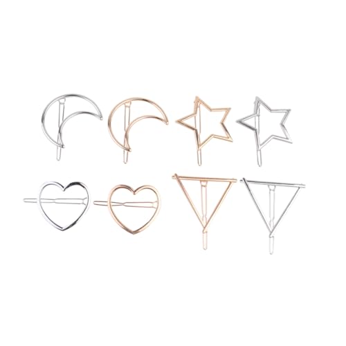 FOYTOKI 8 Stück Haarspangen Haarschmuck Für Damen Geometrische Haarnadeln Für Frauen Geometrische Haarspange Haarnadel von FOYTOKI