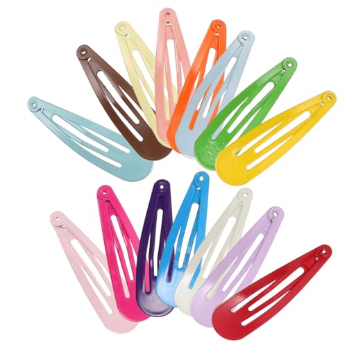 FOYTOKI 80stücke Teiliges Farbige Haarklammern Für Mädchen Metall-snap-haarclips Vielseitige Haarschmuck-accessoires Für Damen Und Junge Mädchen Für Kreative Frisuren Und Besondere von FOYTOKI