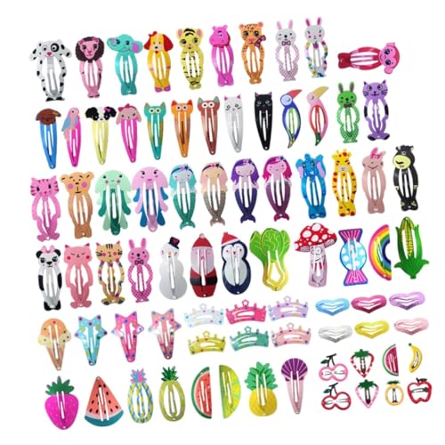 FOYTOKI 80stücke Haarspangen Für Mädchen Bonbonfarben Haarnadeln Haarspangen-accessoires Haarschmuck Für Junge Und Junge von FOYTOKI