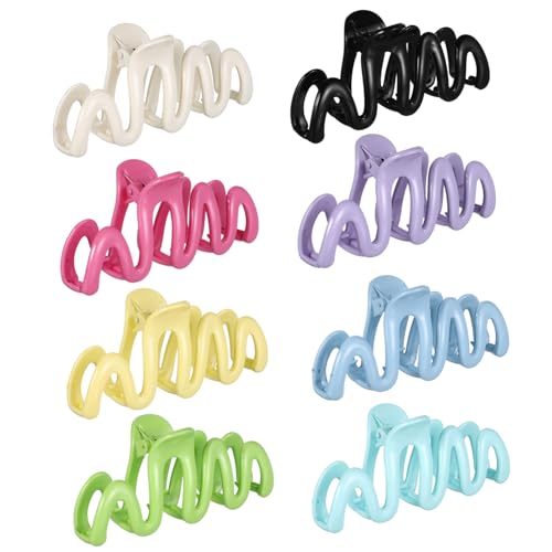 FOYTOKI 8 Stück Haarklammern für Dickes Haar Rutschfest in Verschiedenen Farben Haarschmuck für Damen und Mädchen für Täglichen Gebrauch von FOYTOKI