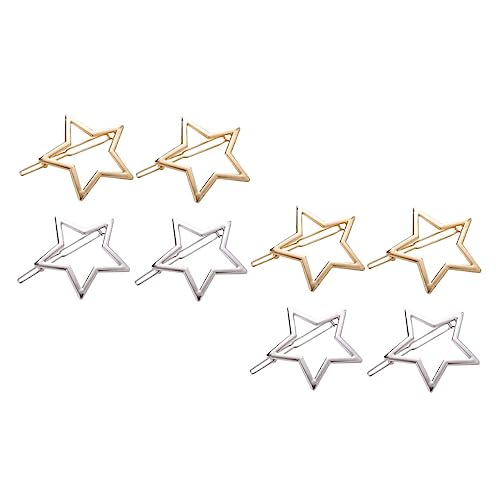 FOYTOKI 8stücke Teiliges Sternen-haarclips Für Mädchen Modische Haarspangen Aus Hochwertigem Für Tägliche Nutzung Und Besondere Anlässe Glänzend Und Langlebig von FOYTOKI