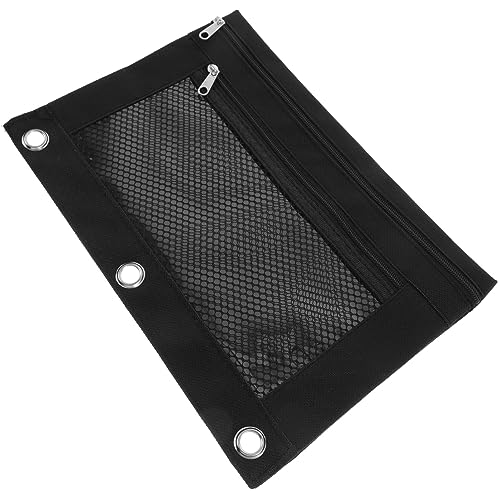 FOYTOKI Abnehmbarer Bleistiftbeutel Aus Oxford Ring Binder Für Dokumente Schreibwaren Transparent Für Schule von FOYTOKI