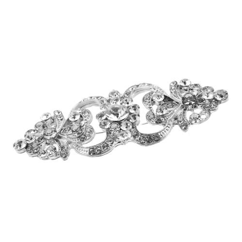 FOYTOKI Alloy Rhinestone Brosche für Damen Elegantes Modeaccessoire mit Kristallen als Hochzeitsanstecker Dekoration von Kleidung und Stilvollen Begleiter für Formelle Anlässe von FOYTOKI