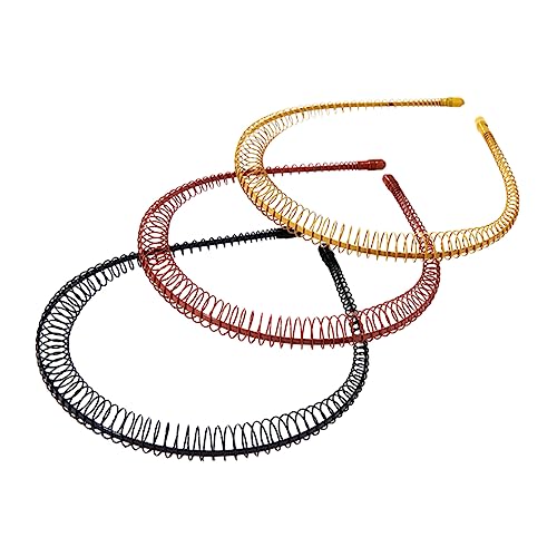 FOYTOKI 3stücke Kopfband Damen Sport Haarband Rutschfester Kopfschmuck Modischer Haarverschluss Haarzubehör Geformt Nicht-slip Für Party Festival Urlaub Zuhause von FOYTOKI