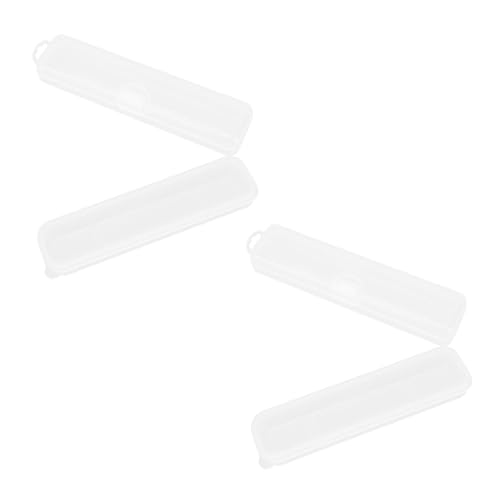 FOYTOKI 4stücke Transparente Oblong Aufbewahrungsboxen Für Maniküre Und Make-up Vielseitige Organizer Für Nagelkunst Und Kosmetikutensilien Leicht Und Tragbar Langlebig Und Stabil von FOYTOKI