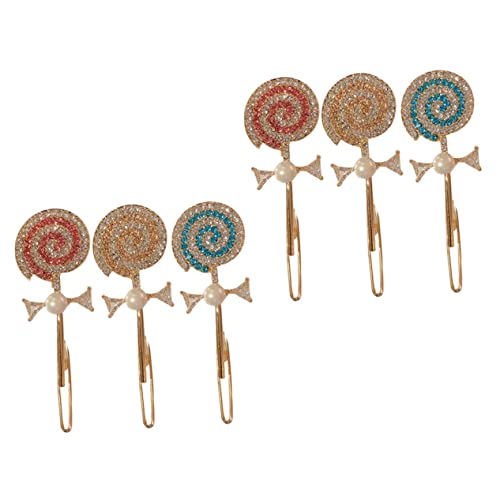 FOYTOKI 6stücke Haar Klammern Mit Strass Und Perlen -form Haarspangen Für Frauen Und Mädchen Leicht Und Langlebig Für Schule Party Und Hochzeit von FOYTOKI
