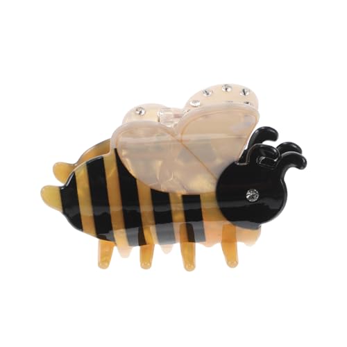 FOYTOKI Niedliche Cartoon Bienen Haarklammer Aus Acetat Lustige Und Praktische Haaraccessoires Für Frauen Geeignet Für Haartypen Für Kreative Frisuren Und Alltägliches Styling von FOYTOKI