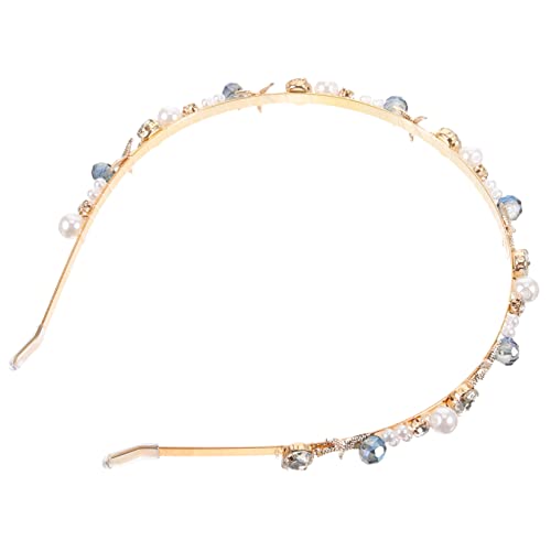 FOYTOKI Perlenstirnband Für Damen Perlenkopfschmuck Für Strandhochzeiten Perlenstirnband Für Braut Und Brautjungfern Meerjungfrauen-accessoire Mit Perlen von FOYTOKI