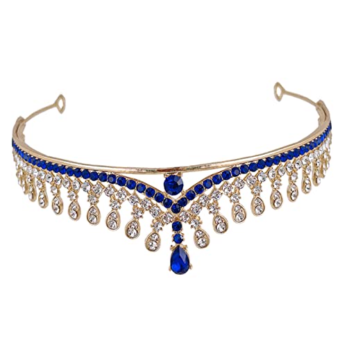 FOYTOKI Brautkrone mit Funkelnden Strasssteinen Komfortabler Haarschmuck für Damen und Mädchen Prinzessinnen Tiara für Hochzeit Party Geburtstag und Festliche Anlässe von FOYTOKI