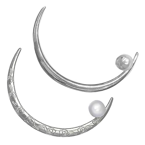 FOYTOKI 2stücke Gebogene Mond Haarstäbe Für Langes Haar Haarnadel Im Chinesischen Stil Haarstäbchen Für Frauen Geeignet Für Dutts Und Frisurendekoration Langlebige von FOYTOKI