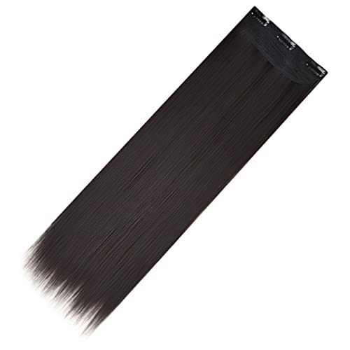 FOYTOKI Clip In Haarverlängerungen Natürliche Synthetik Haarteile für Damen Bequem und Hautfreundlich für Vielfältige Frisuren und Schnelle Styles von FOYTOKI