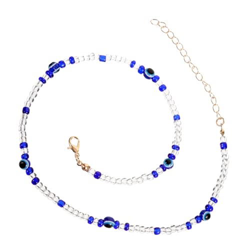 FOYTOKI Damen Perlenkette mit Bunten Glasperlen Leichte Allergikerfreundliche Clavicle halskette für Mädchen und Teens Modisches Accessoire für Strand und Alltag Elegantes Geschenk von FOYTOKI