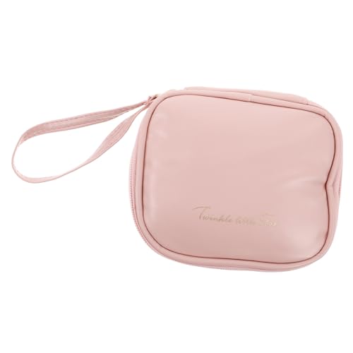 FOYTOKI Damenbinden Aufbewahrungstasche Große Kapazität PU Material Praktische Kosmetiktasche für Damen Rosa für Reisen Schützt Binden Verschmutzung FOYTOKI Damenbinden Aufbewahrungstasche Große Kapazität PU Material Praktische Kosmetiktasche für Damen Rosa für Reisen Schützt Binden Verschmutzung von FOYTOKI