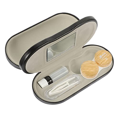 FOYTOKI 1satz Doppelschichtige Brillenbox Aus Leder Multifunktionale Aufbewahrung Für Zwei Brillen Elegantes Tragbares Design Für Zuhause Und Unterwegs Robuste Und Leichte von FOYTOKI