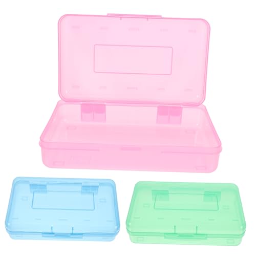 FOYTOKI Federmäppchen Aus Kunststoff Bleistift-Organizer Schreibtisch-zubehör Buntstiftetui Make-up-Organizer Für Kinder Schule Büro von FOYTOKI
