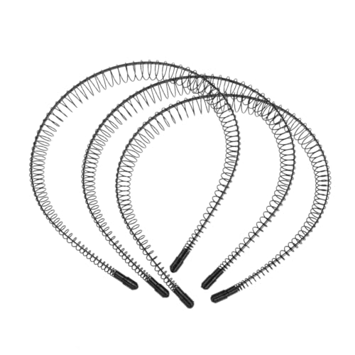 FOYTOKI 3stücke Teiliges Haarschmuck Schwarze Tauchlack Haarreifen Mit Zähnen Elastisches Twisting Stirnband Für Frauen Und Mädchen Für Hochzeiten Und Partys von FOYTOKI