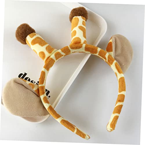 FOYTOKI Giraffen Haarreif mit Stabilem Sitz Leichtes Bequemes Stirnband für Damen und Mädchen Lustiges Party Accessoire und Performance Kopfschmuck für Karneval und Kostümfest von FOYTOKI