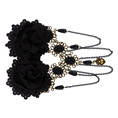 FOYTOKI Klassische Spitzen-haarspange Mit Blumendesign Für Damen Party-kopfbedeckung Für Frauen Langlebiges Material von FOYTOKI